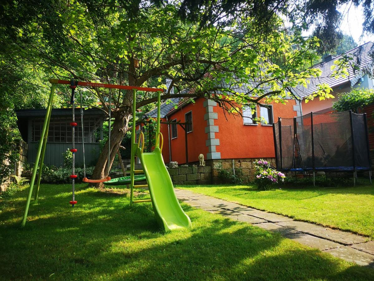 Ferienhaus Franz - An Der Elbe, Mit Grossem Garten 皮尔纳 外观 照片